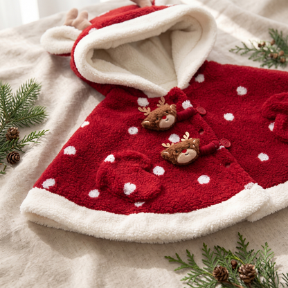 Little Manta Berry Kids Hooded Cloak