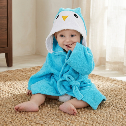 Baby Animal Hooded Bath Towel Robe