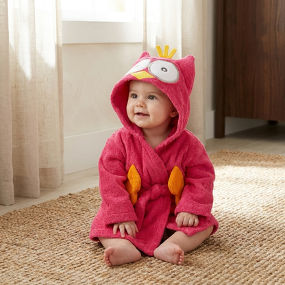 Baby Animal Hooded Bath Towel Robe