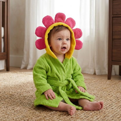 Baby Animal Hooded Bath Towel Robe