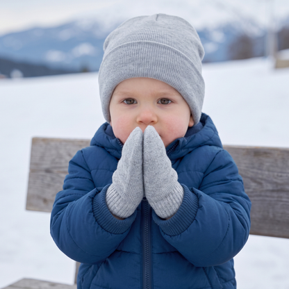Little Manta Baby Hat & Mittens Set