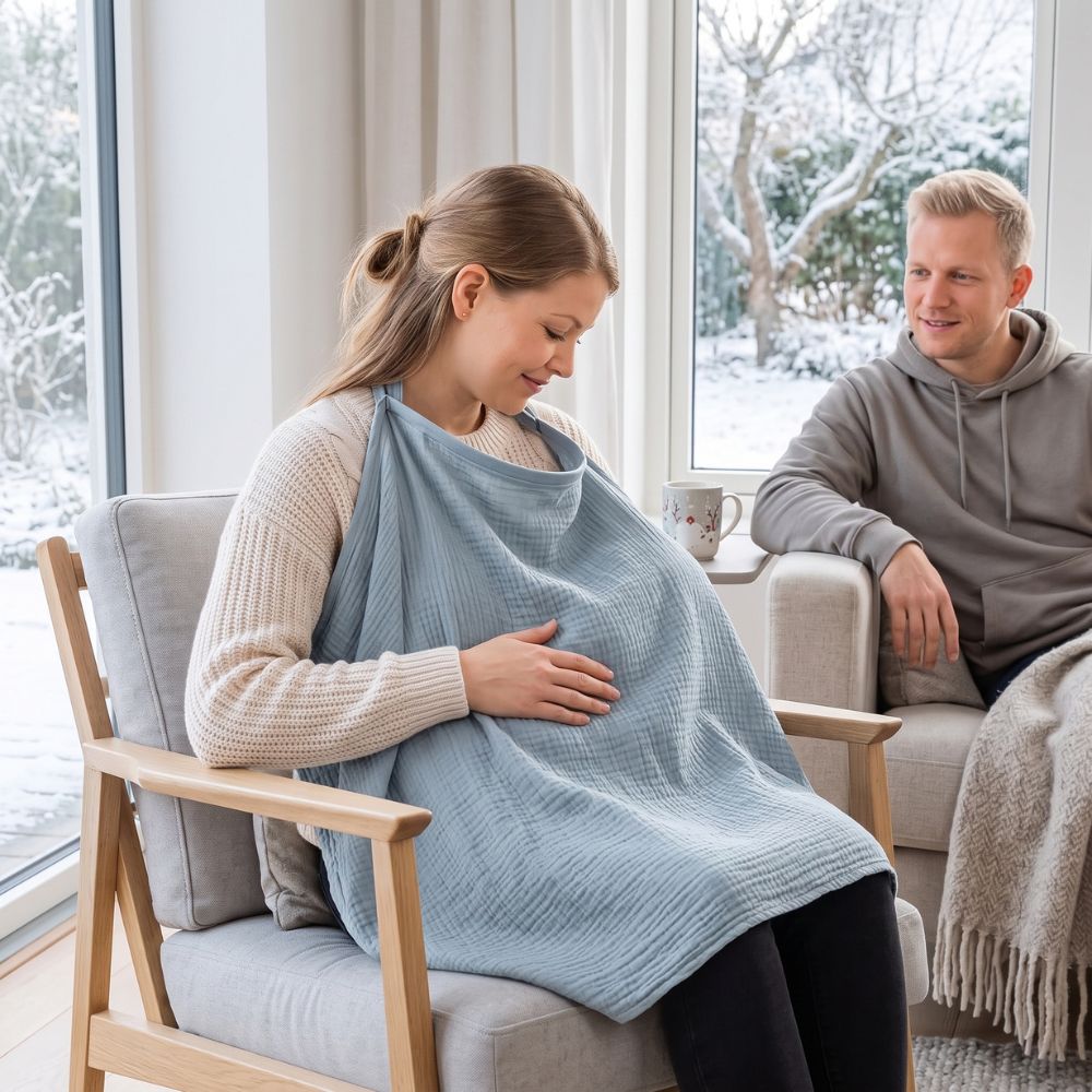 Little Manta Cotton Nursing Cover Towel