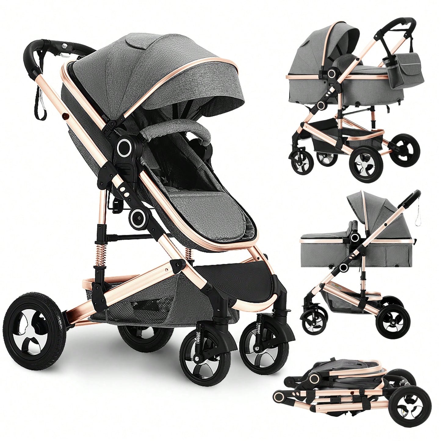 Little Manta 2-in-1 Baby Stroller