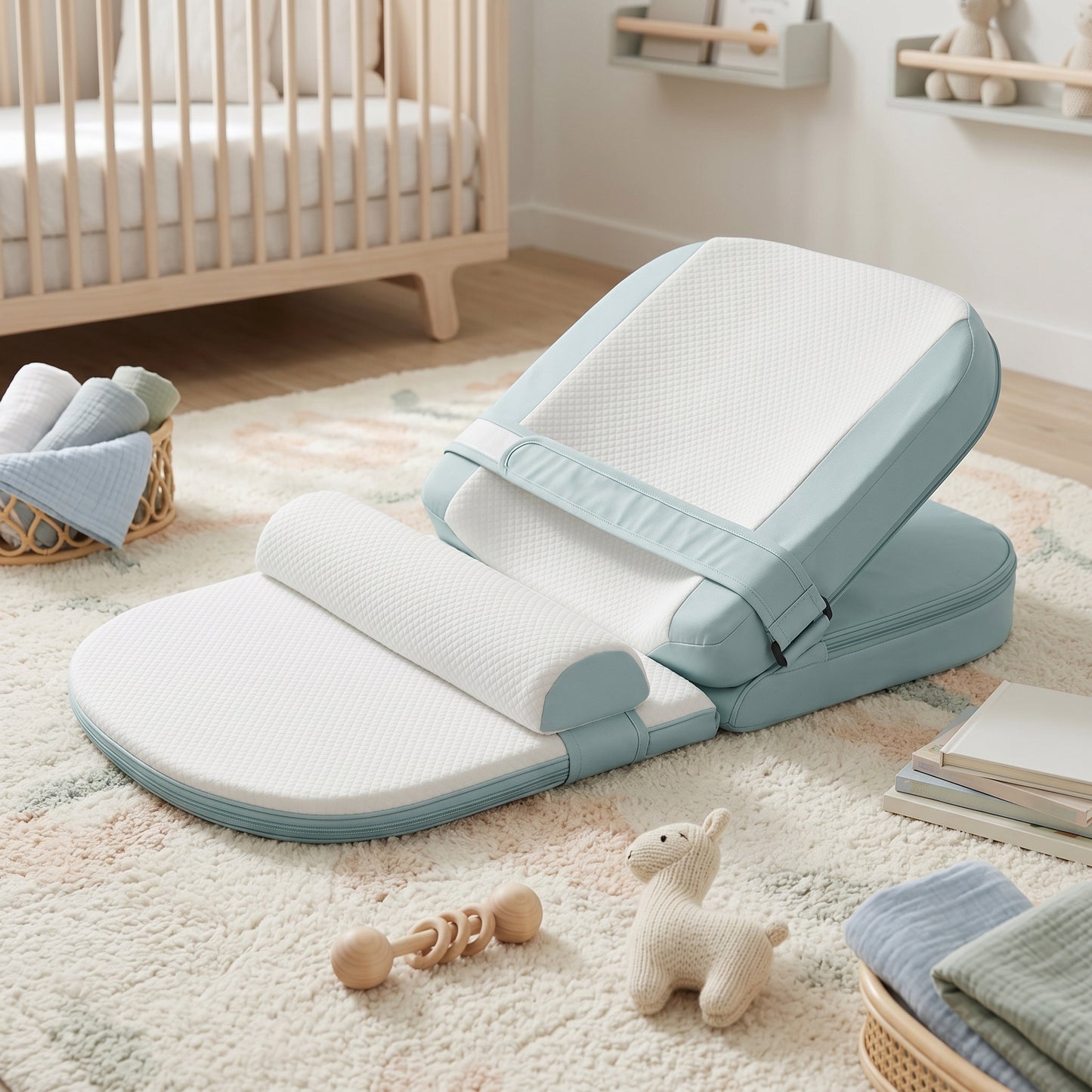 Adjustable Inclined Baby Lounger Mattress