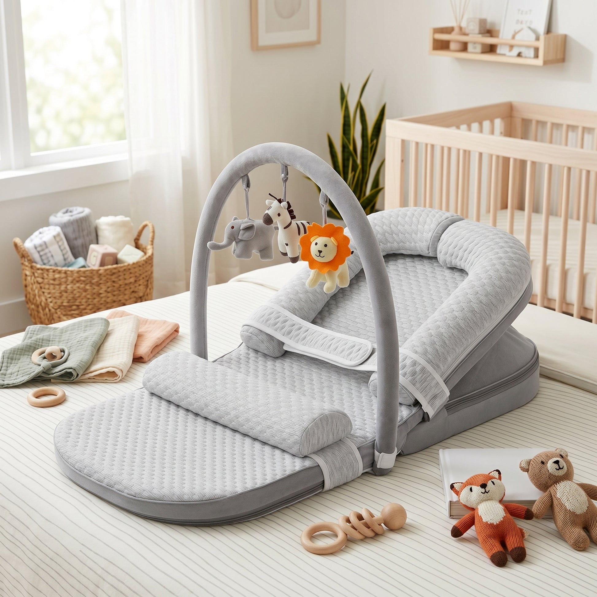 Adjustable Inclined Baby Lounger Mattress