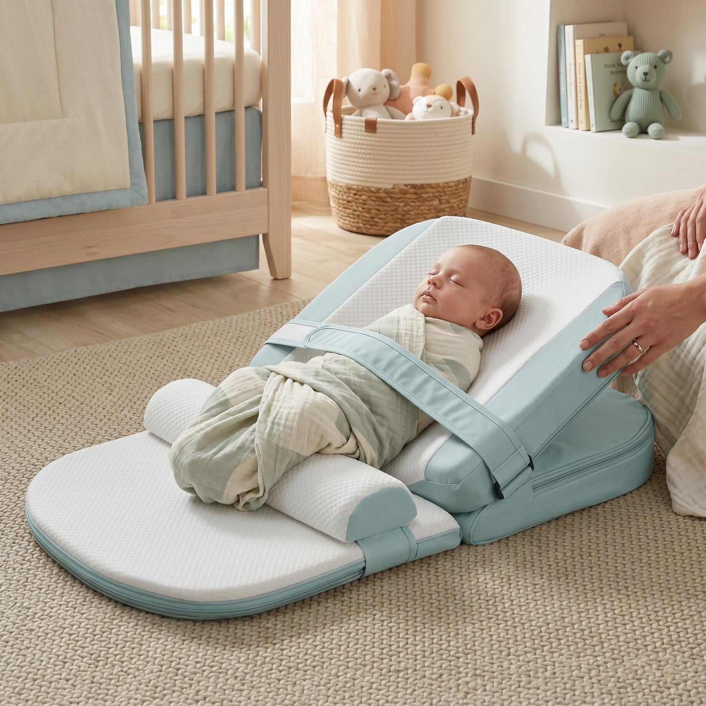 Adjustable Inclined Baby Lounger Mattress