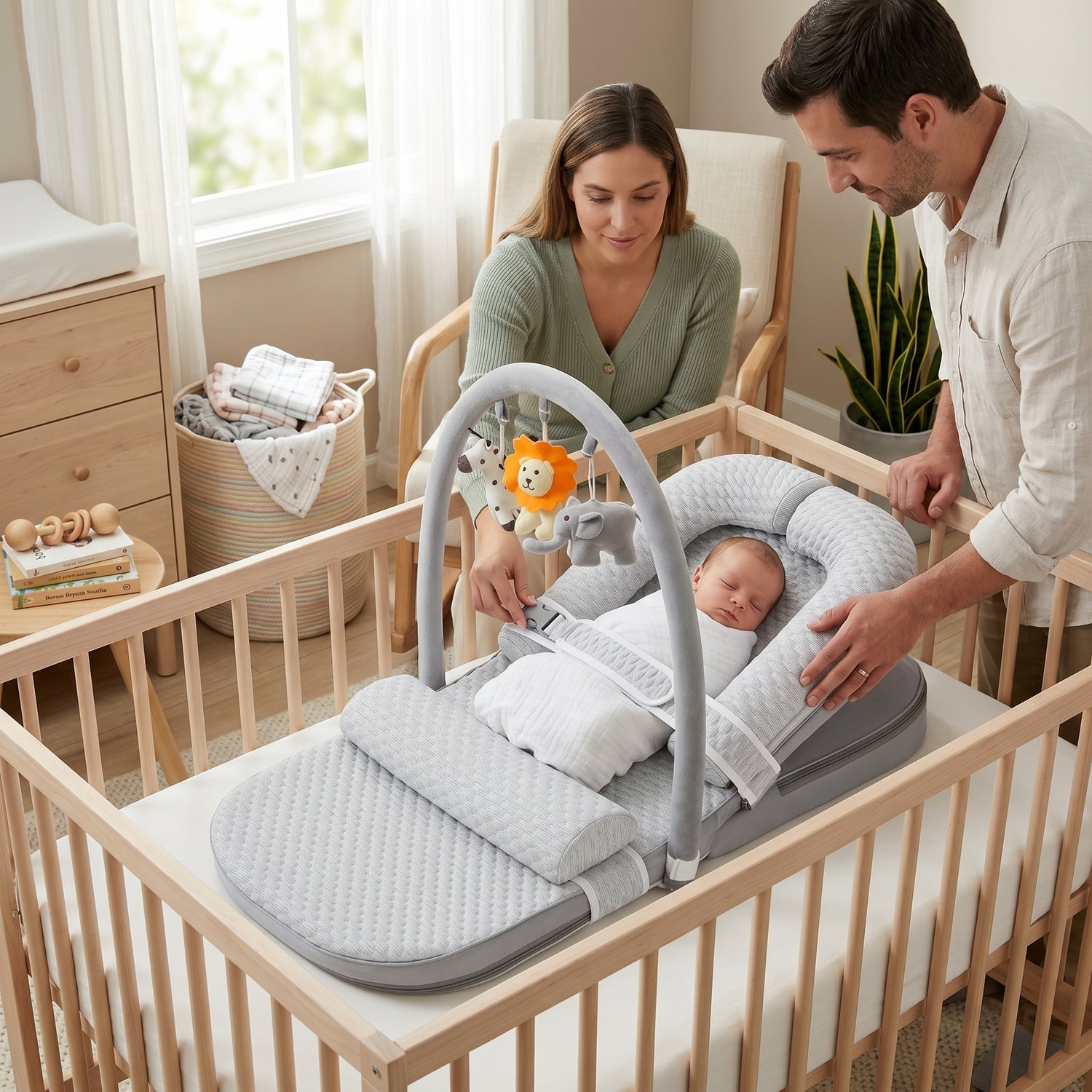 Adjustable Inclined Baby Lounger Mattress