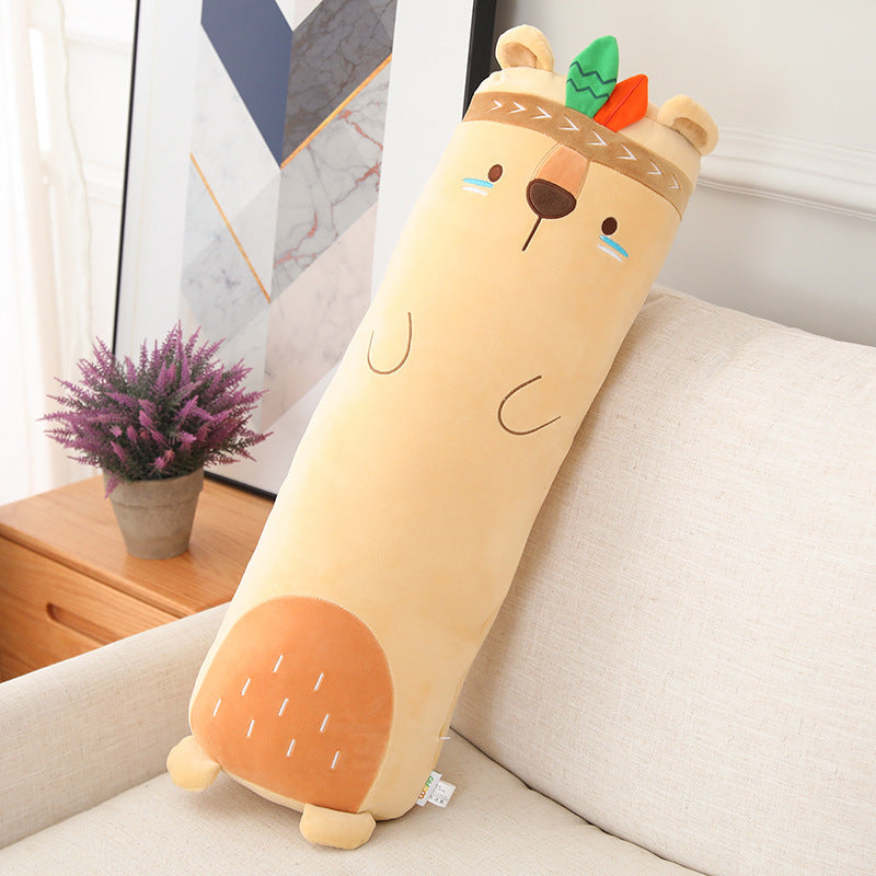 Animal Strip Plush Pillow Toy