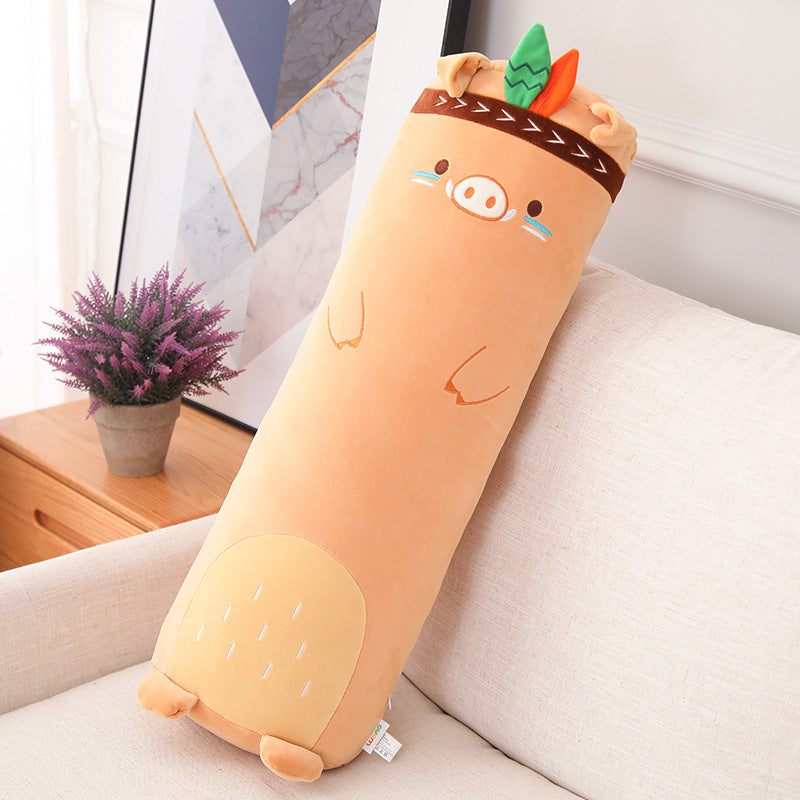 Animal Strip Plush Pillow Toy