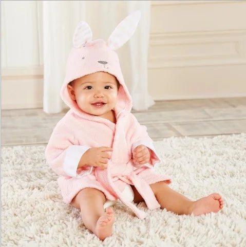 Baby Animal Hooded Bath Towel Robe