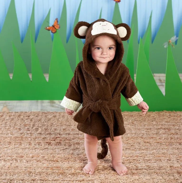 Baby Animal Hooded Bath Towel Robe