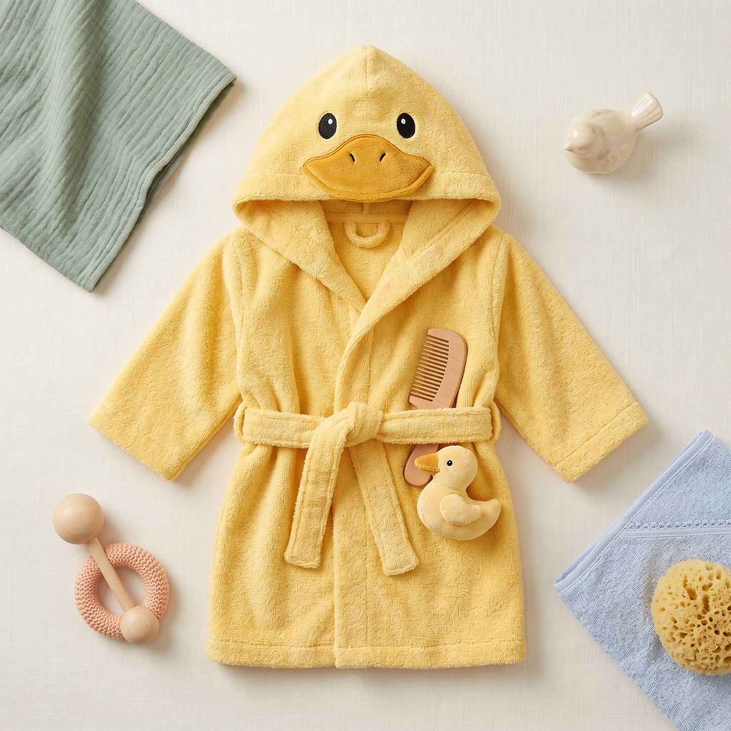 Baby Animal Hooded Bath Towel Robe