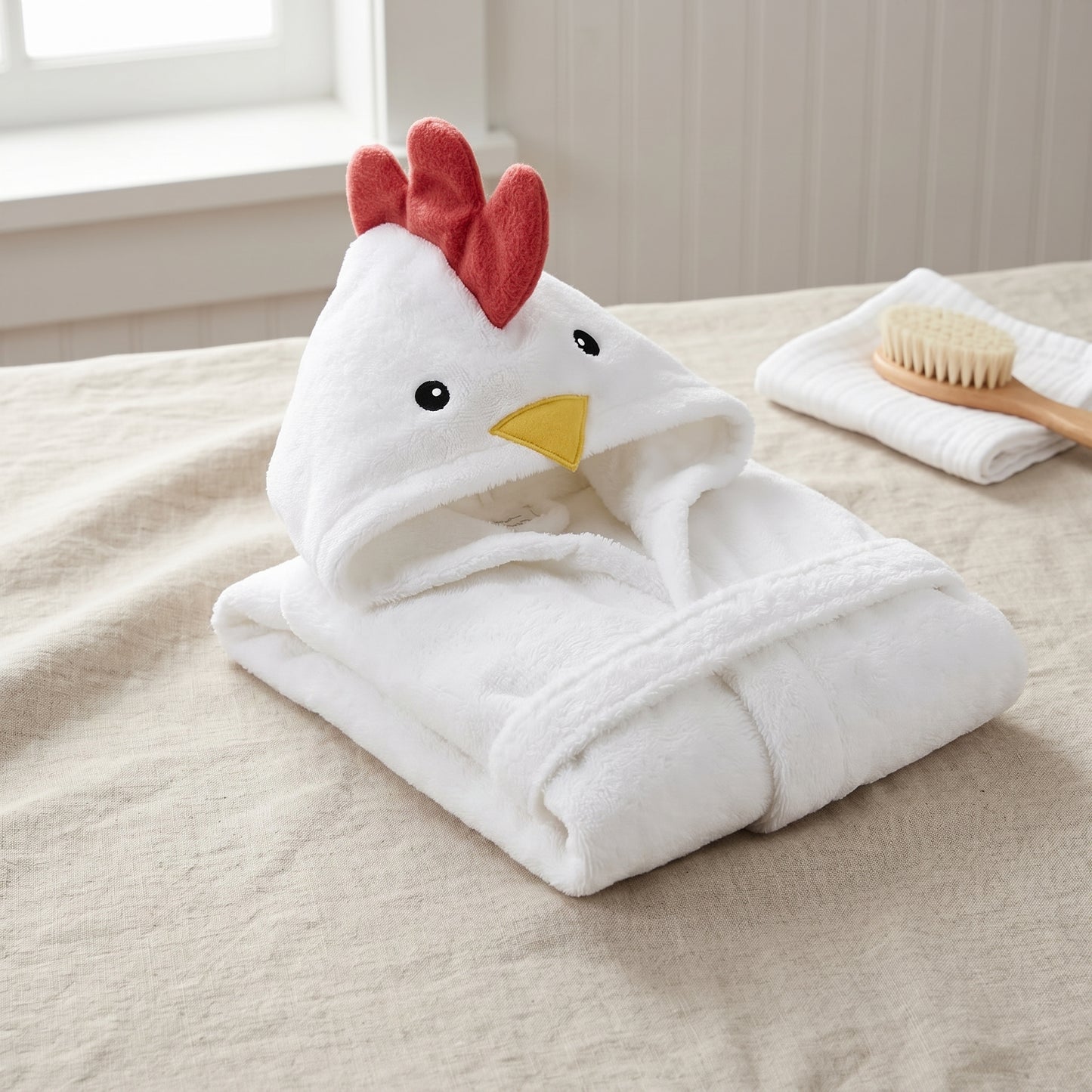 Baby Animal Hooded Bath Towel Robe
