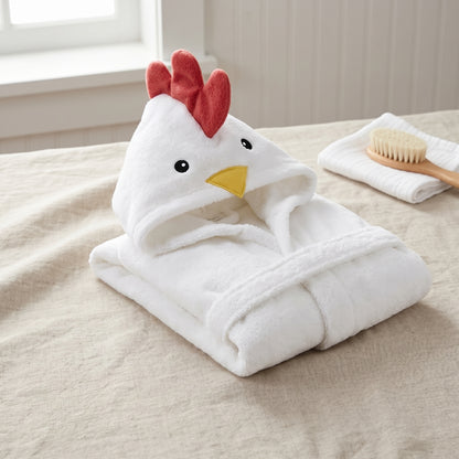 Baby Animal Hooded Bath Towel Robe