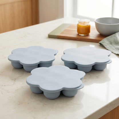 Baby Food Freezer Tray with Lids 3 Pack