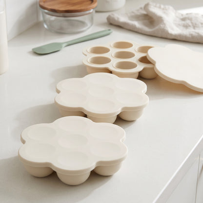Baby Food Freezer Tray with Lids 3 Pack