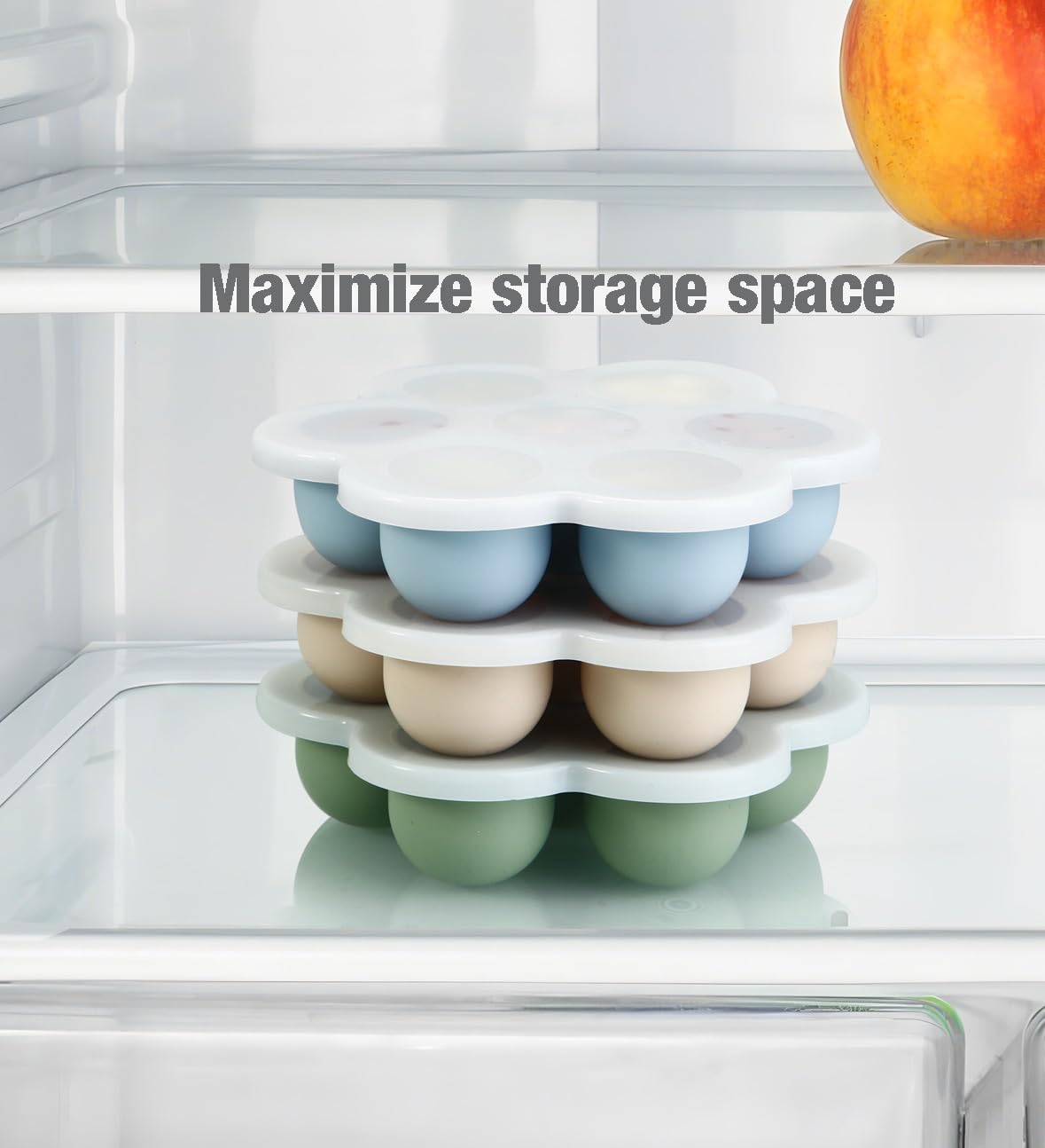 Baby Food Freezer Tray with Lids 3 Pack