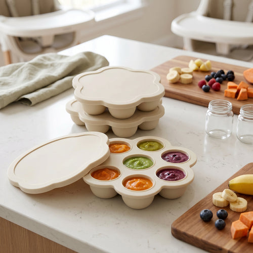 Baby Food Freezer Tray with Lids 3 Pack