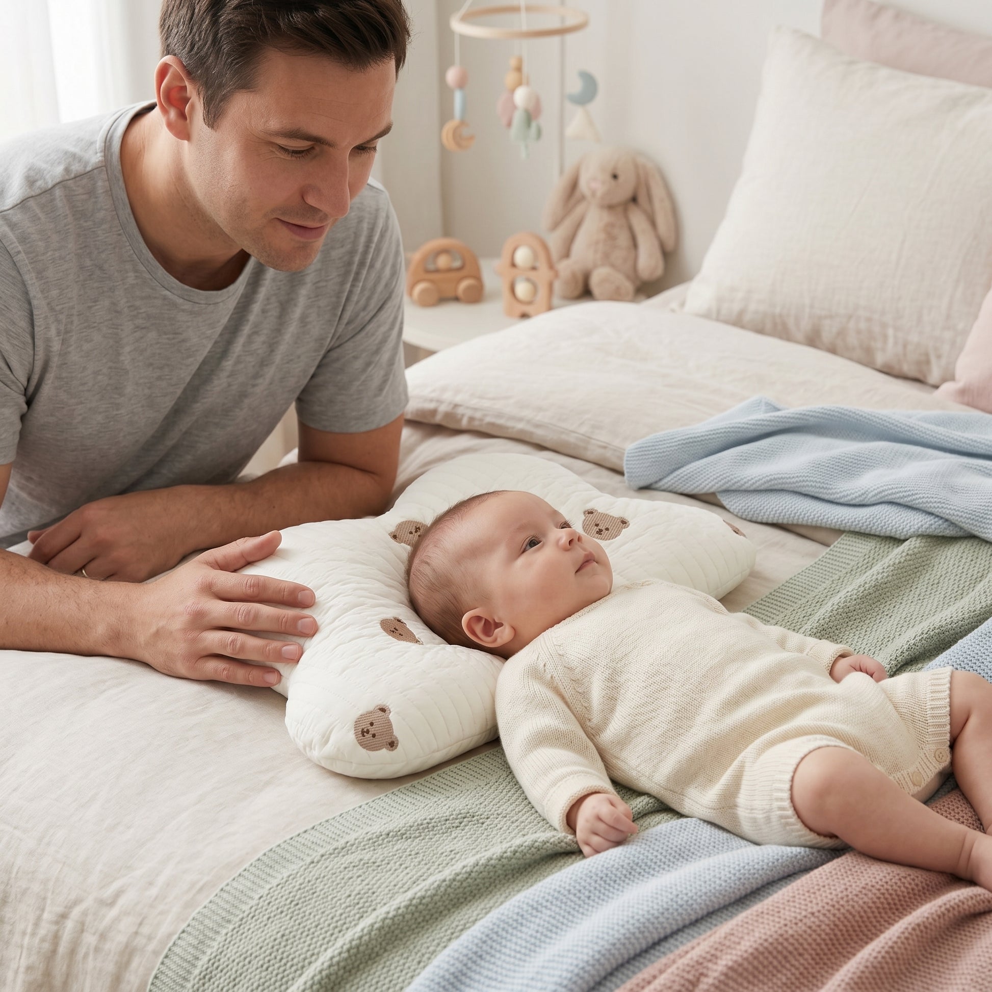 Baby Head Bear Shaping Pillow