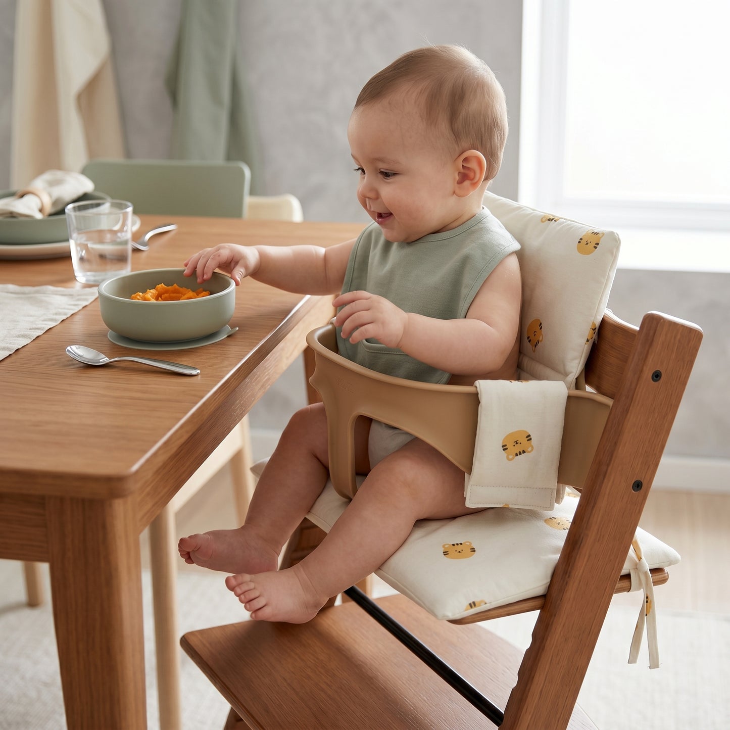 Baby High Chair Cushion Portable