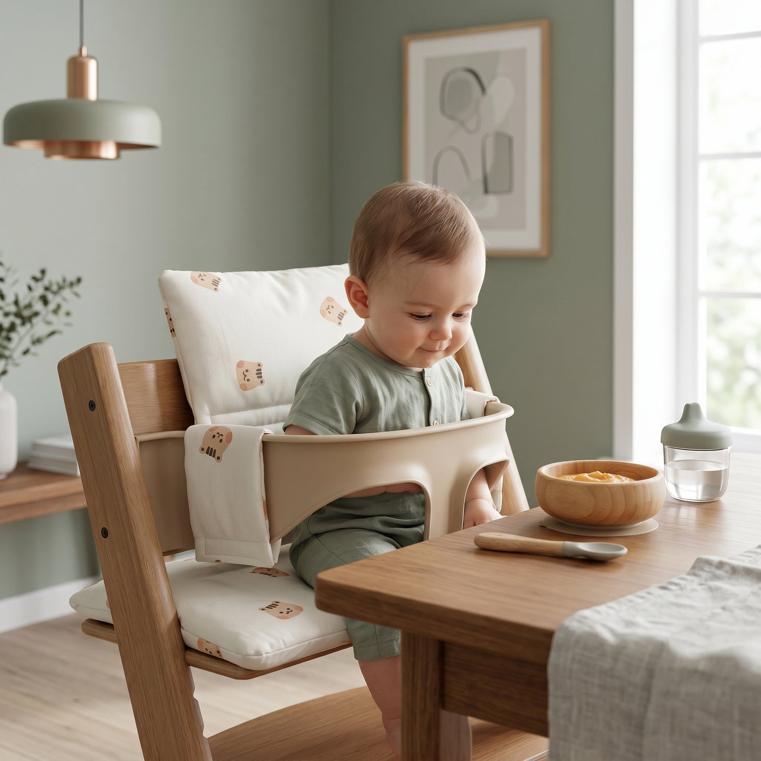 Baby High Chair Cushion Portable