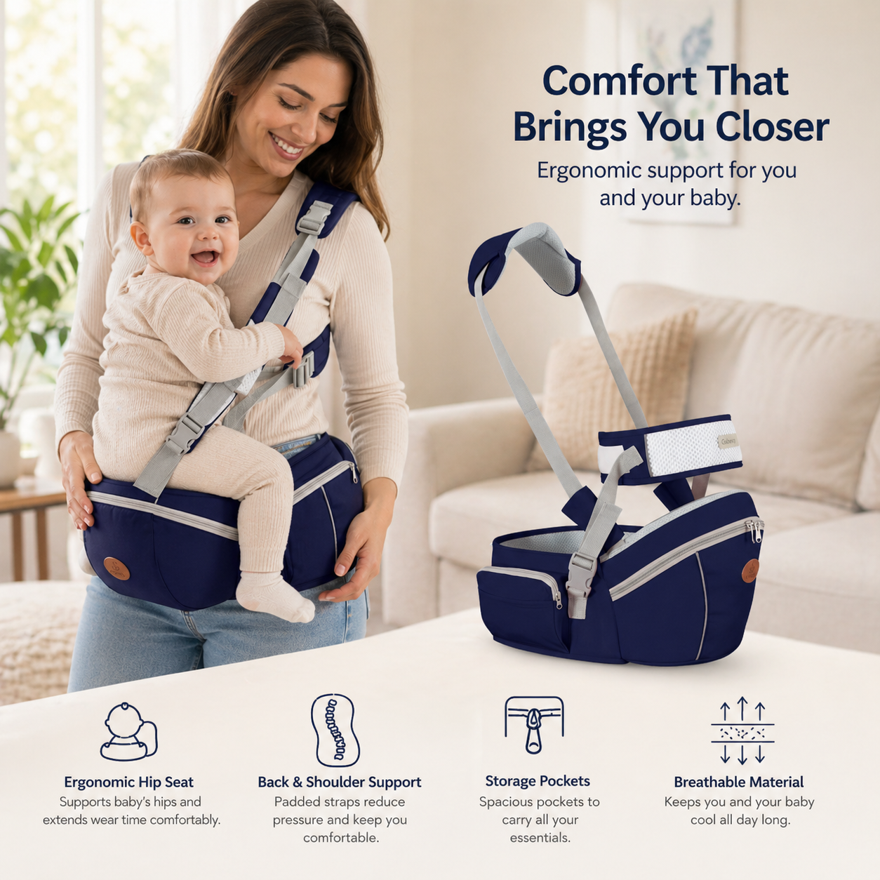 Baby Hip Seat Carrier