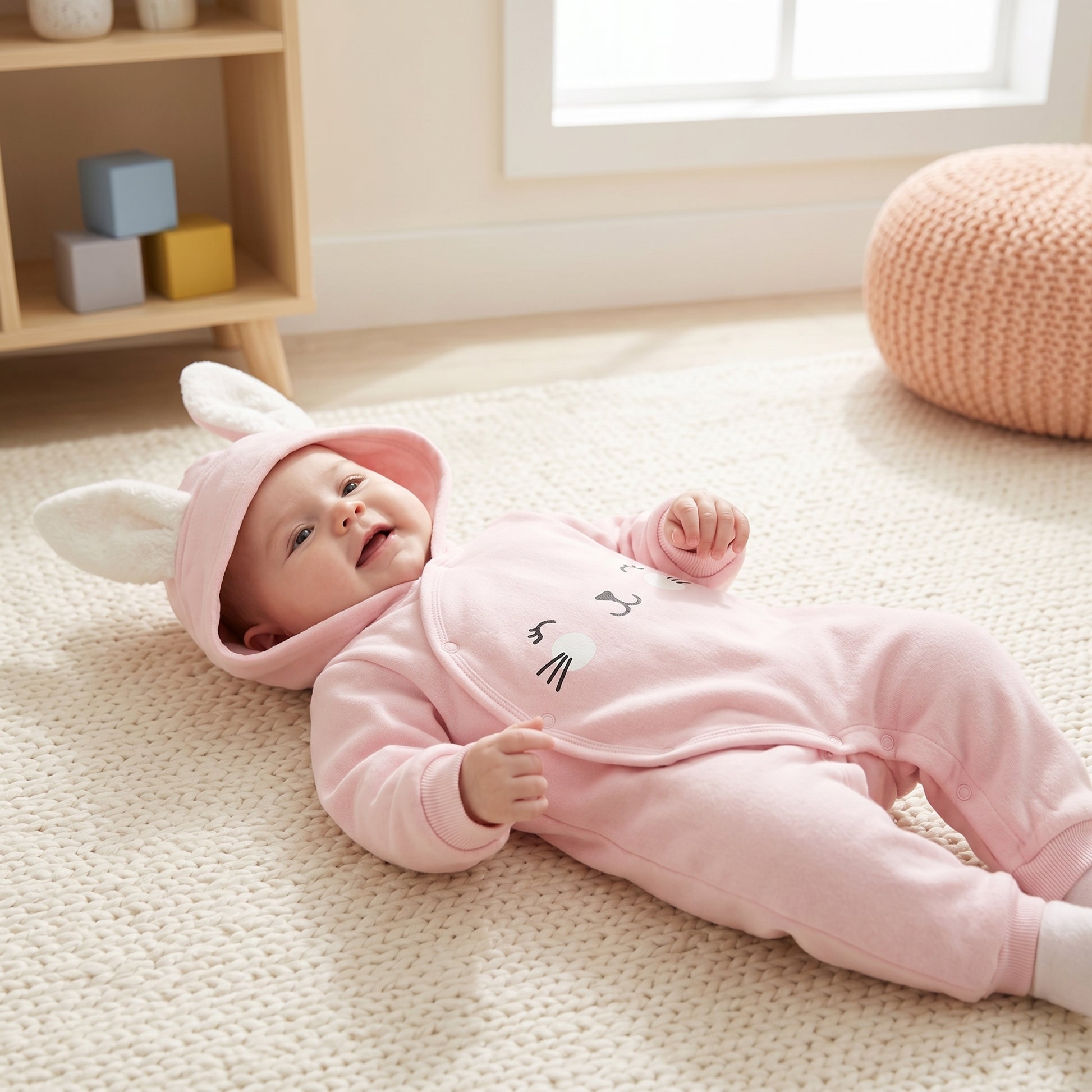 Baby Hoodie Romper Autumn Outfit