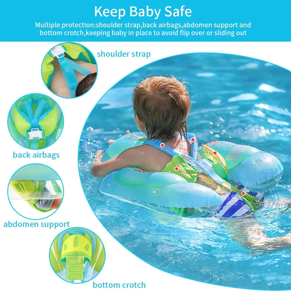Baby Inflatable Swimming Float Ring with Seat