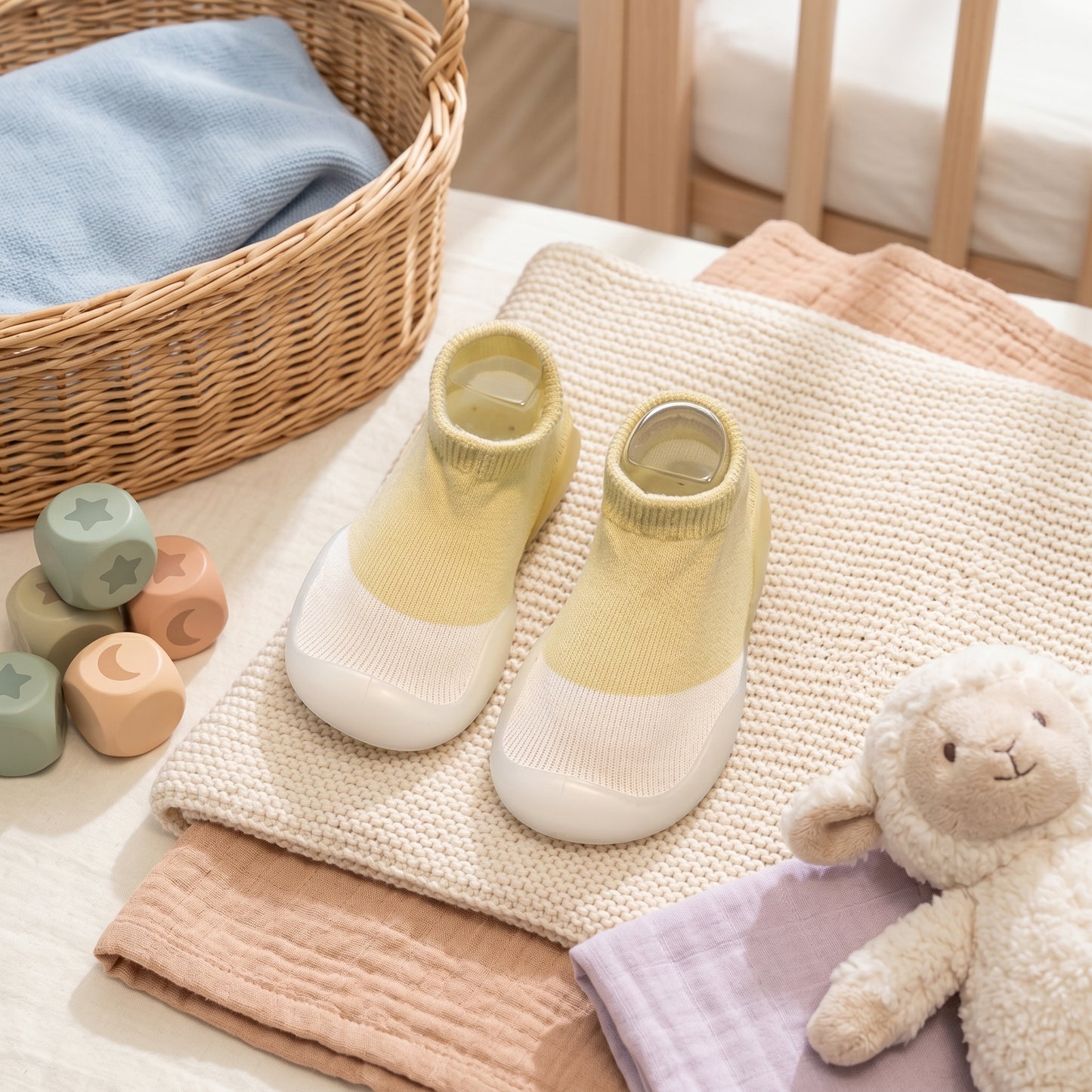 Baby Sock Shoes Stretchy Slip On Toddler Walker