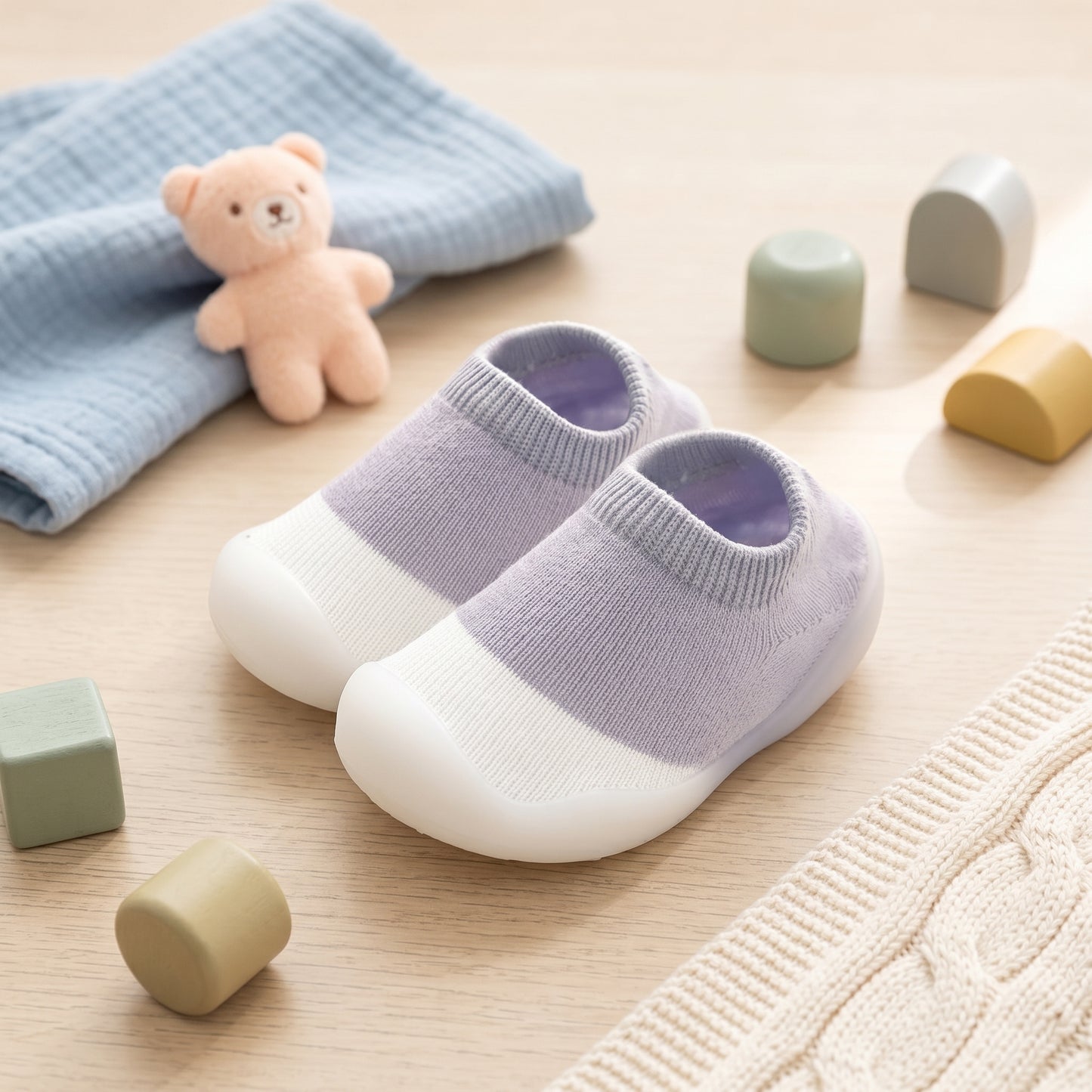 Baby Sock Shoes Stretchy Slip On Toddler Walker