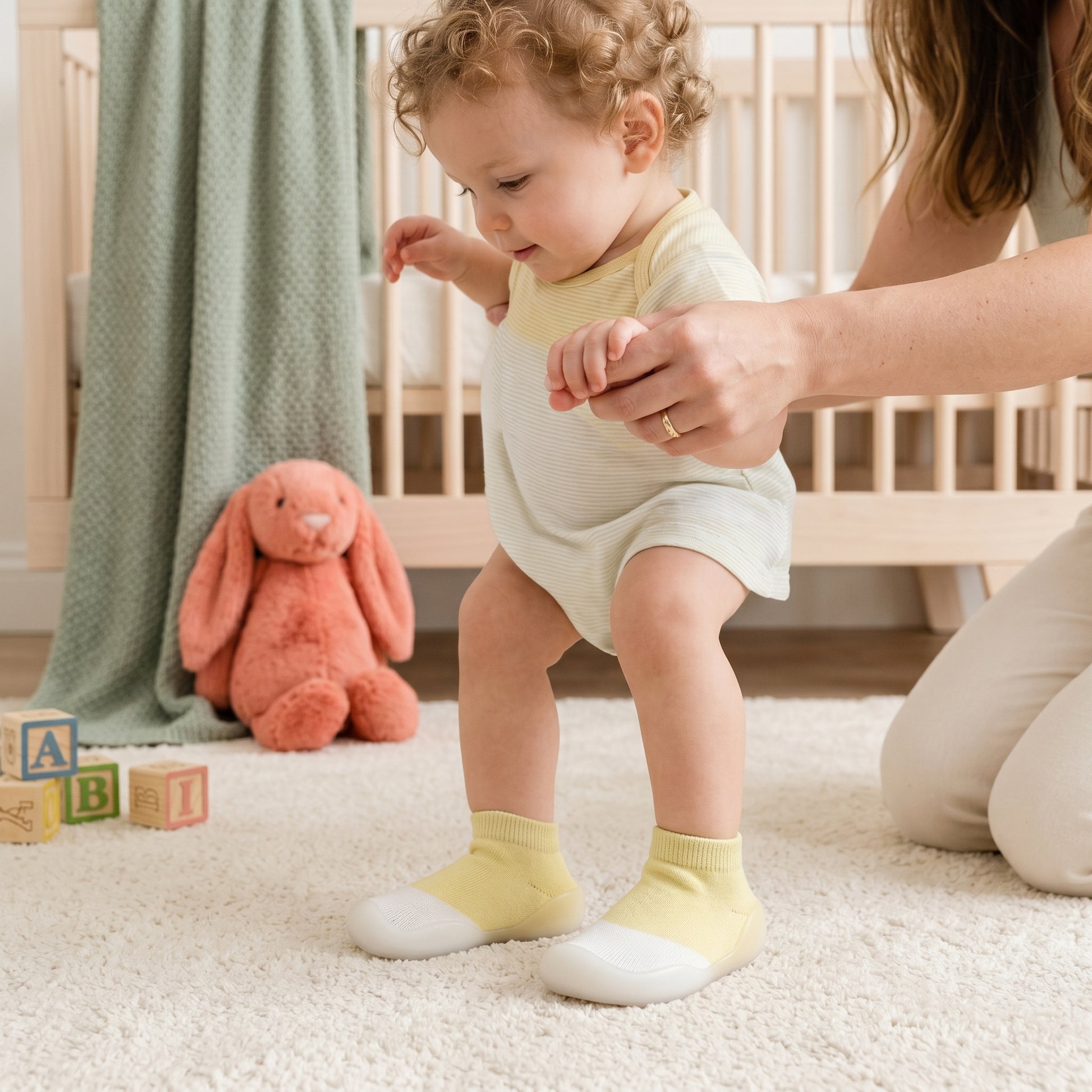 Baby Sock Shoes Stretchy Slip On Toddler Walker