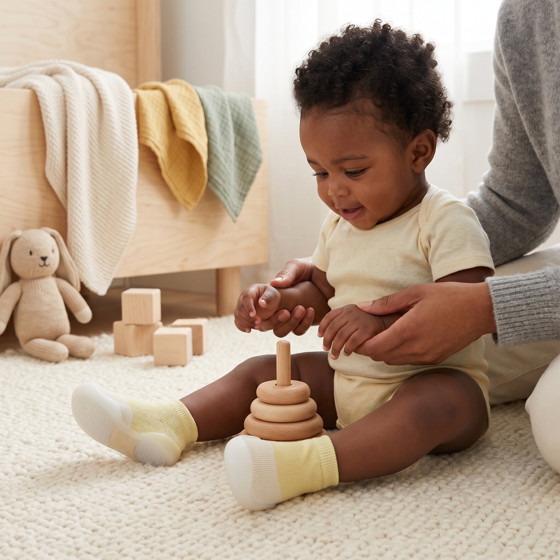 Baby Sock Shoes Stretchy Slip On Toddler Walker