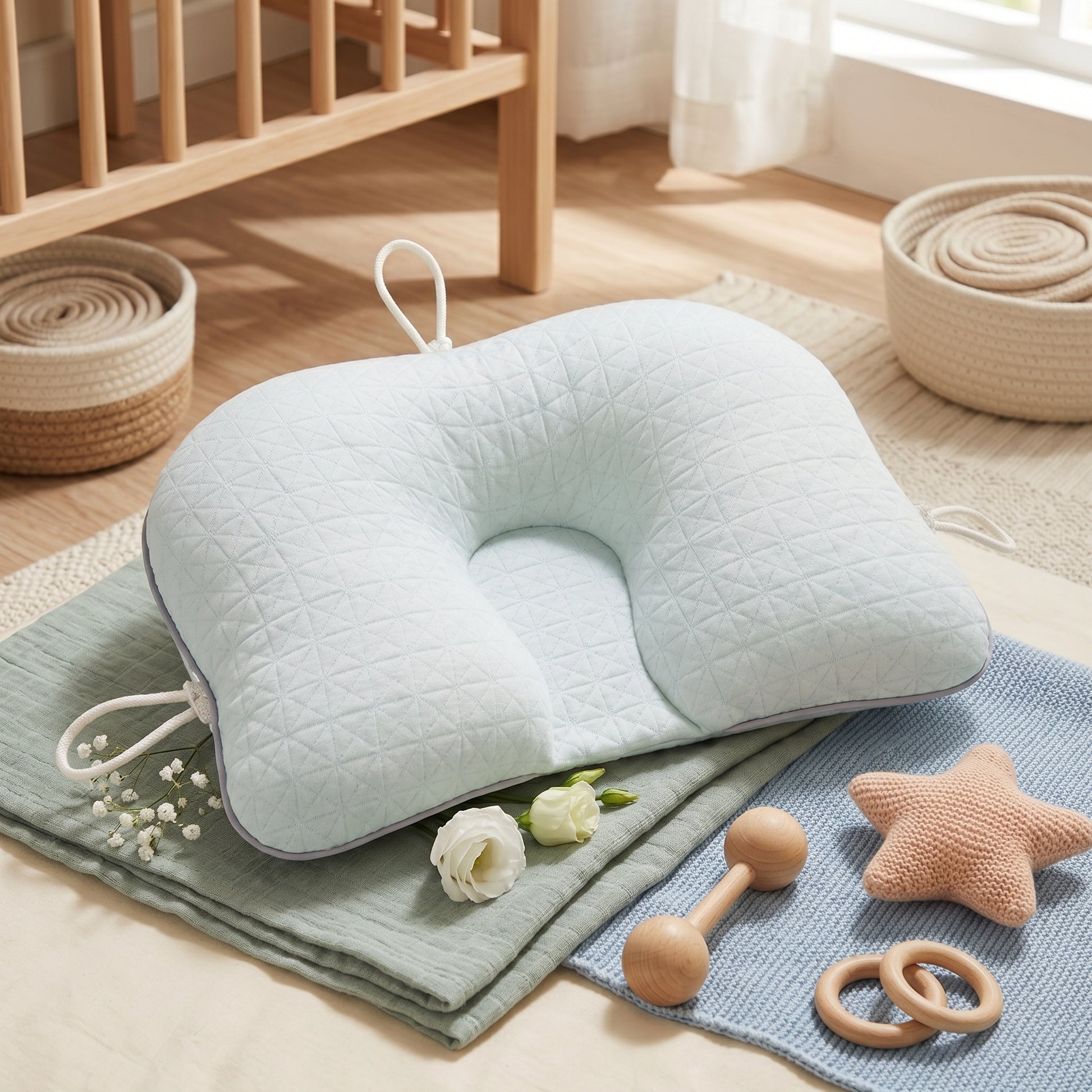 Baby Star Head Shaping Pillow