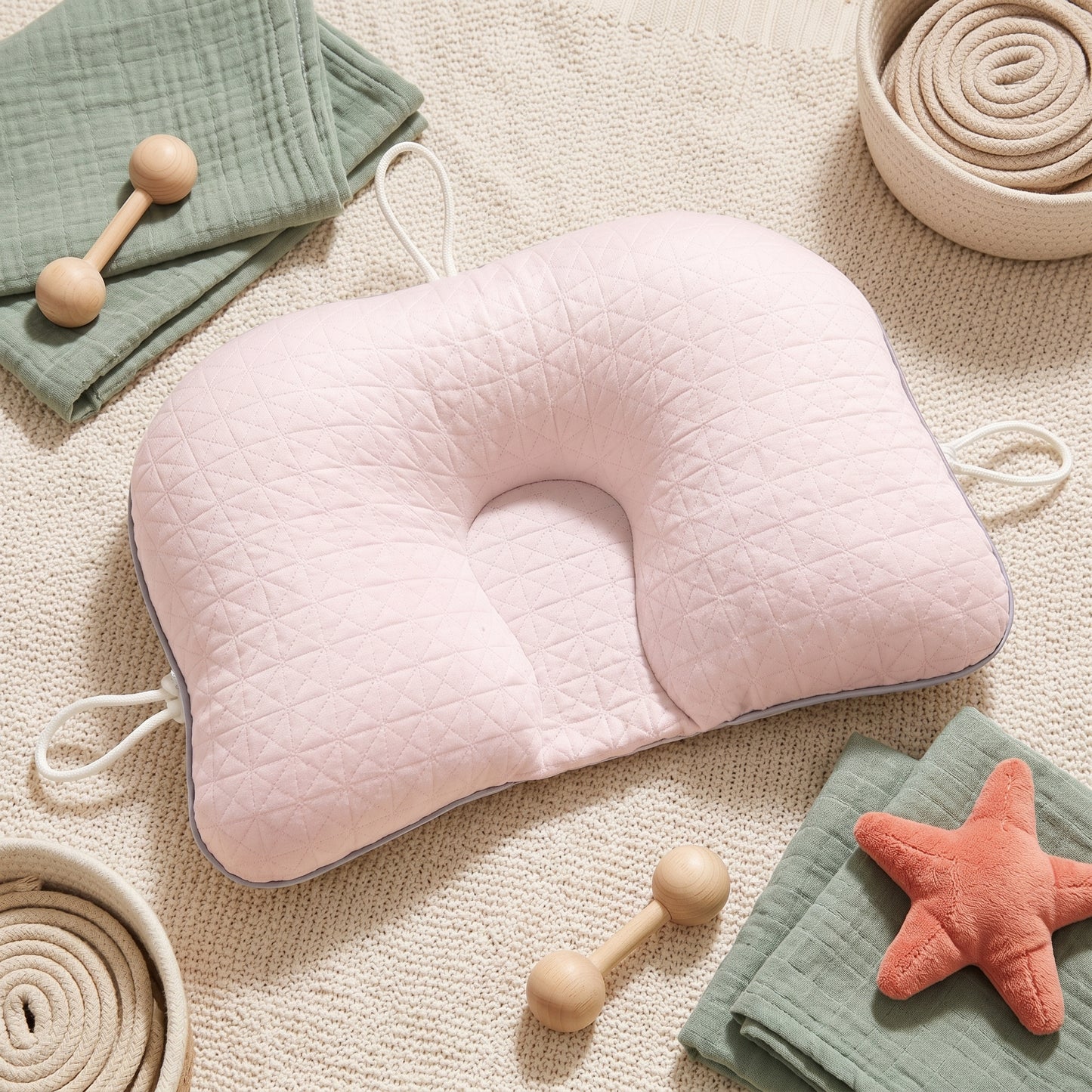 Baby Star Head Shaping Pillow