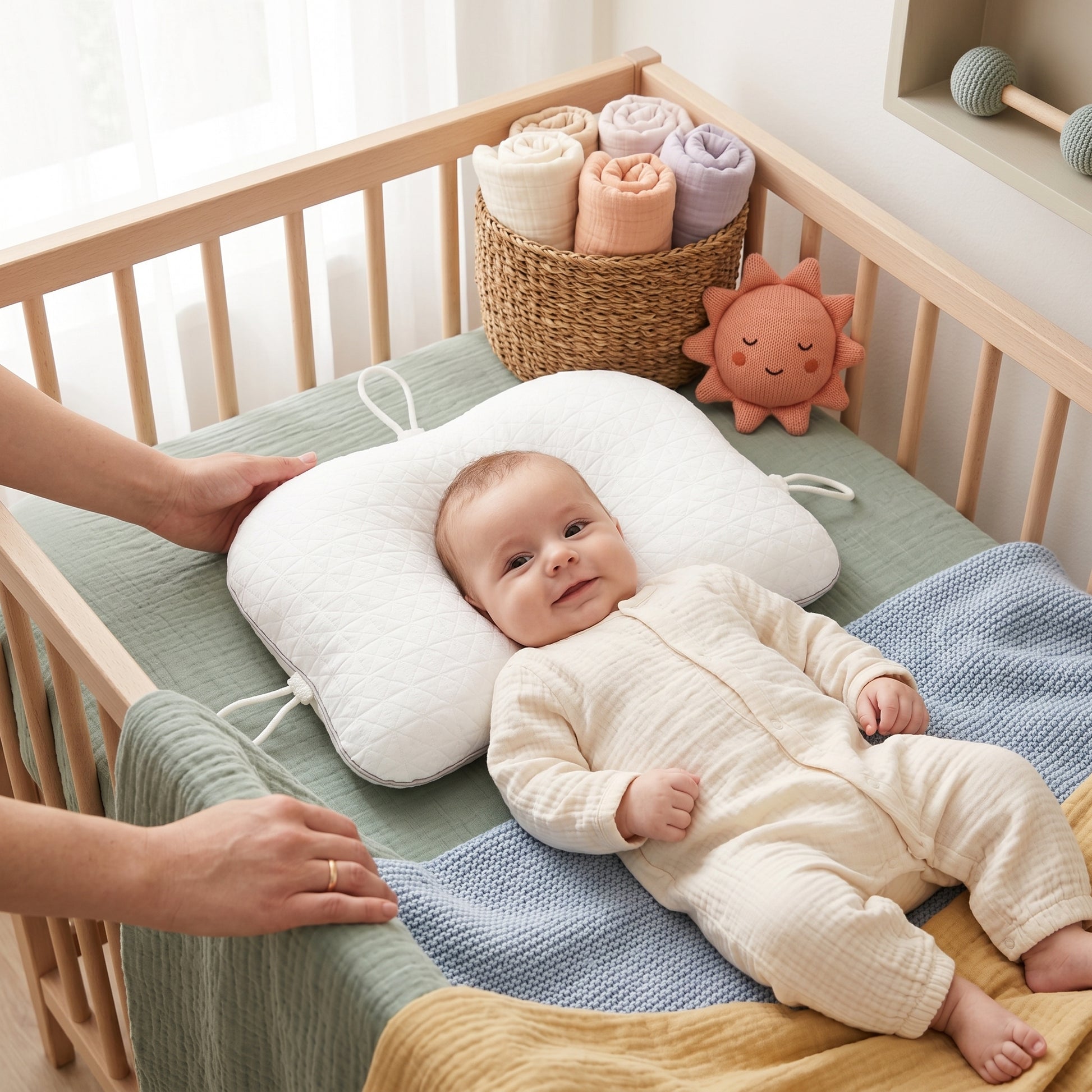 Baby Star Head Shaping Pillow