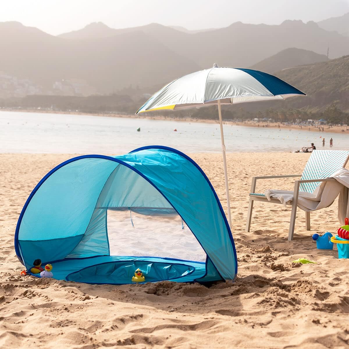 Beach Sun Tent with Paddling Pool