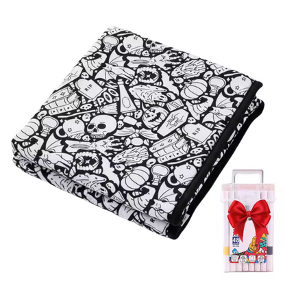 Little Manta DIY Coloring Blanket