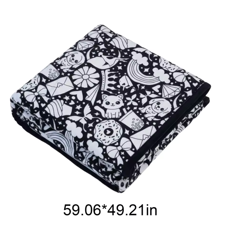 Little Manta DIY Coloring Blanket