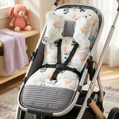 Cartoon Soft Cotton Stroller Seat Cushion