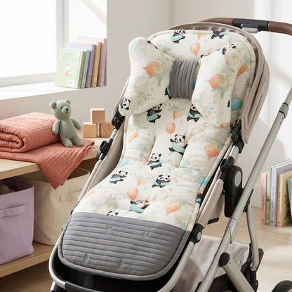 Cartoon Soft Cotton Stroller Seat Cushion