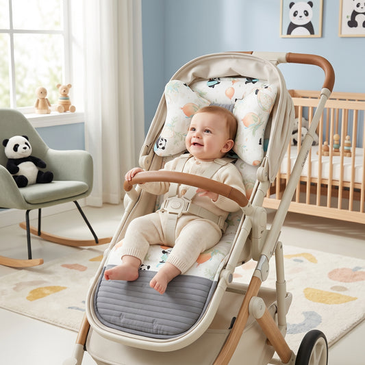 Cartoon Soft Cotton Stroller Seat Cushion