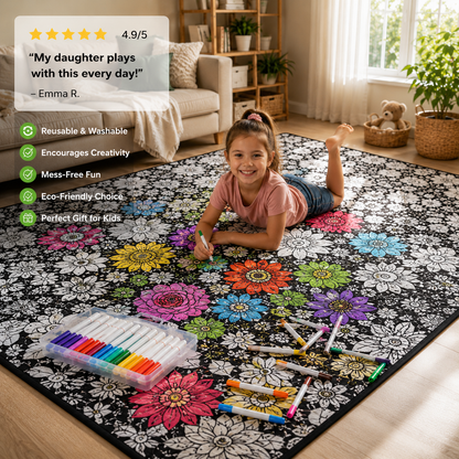 Little Manta DIY Coloring Blanket