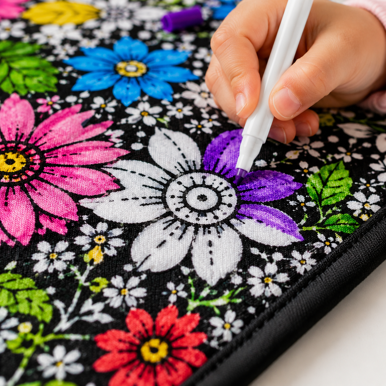 Little Manta DIY Coloring Blanket