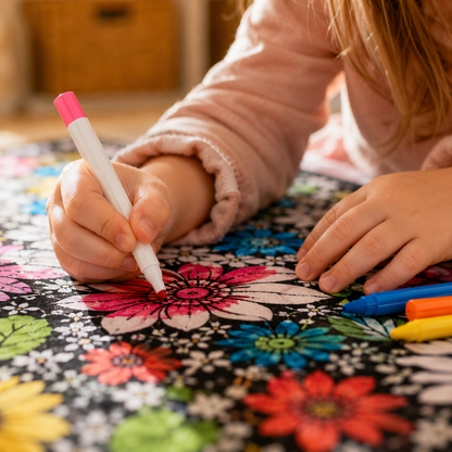 Little Manta DIY Coloring Blanket