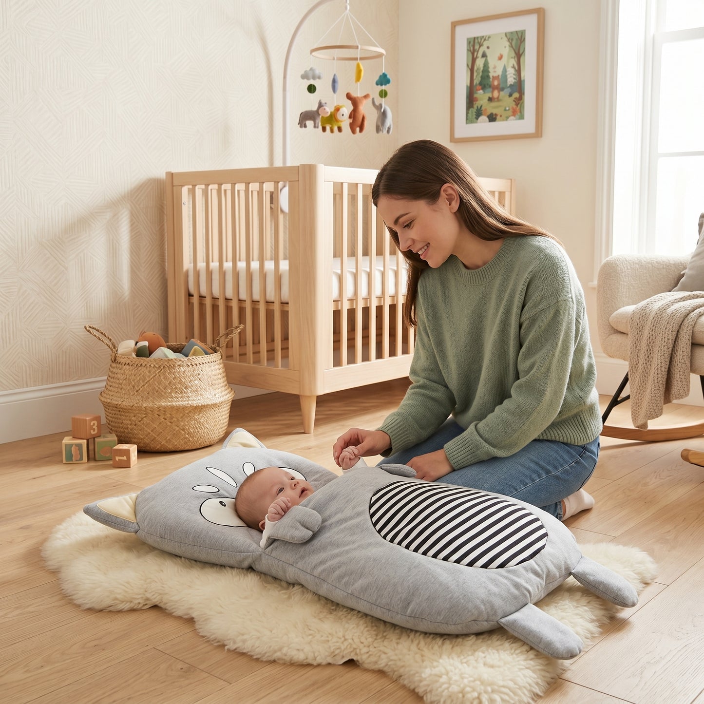 Cotton Baby Animal Sleeping Bag