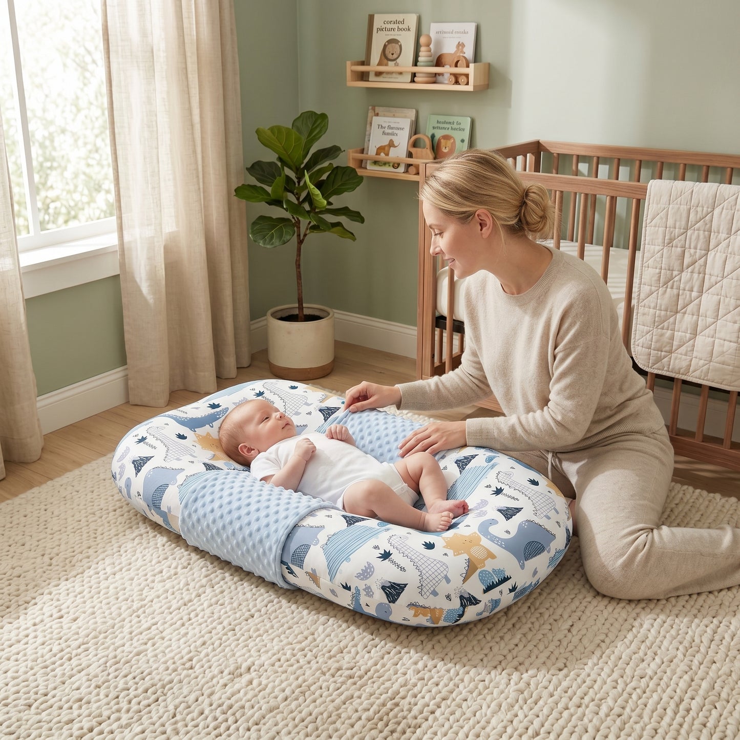 Cozy Baby Nest Newborn Lounger