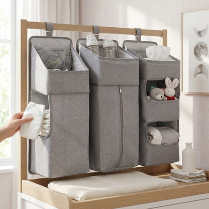 Detachable Hanging Crib Organizer