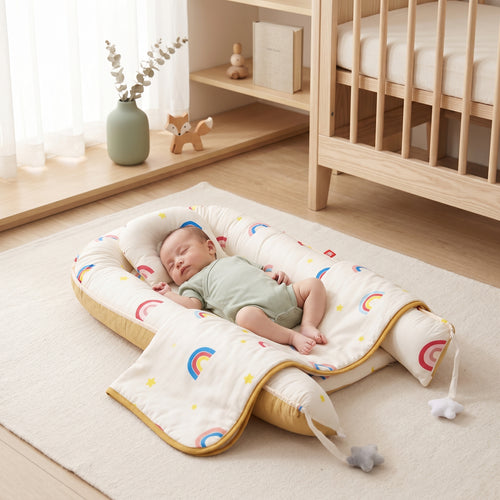 Dual Side Breathable Baby Nest Bed
