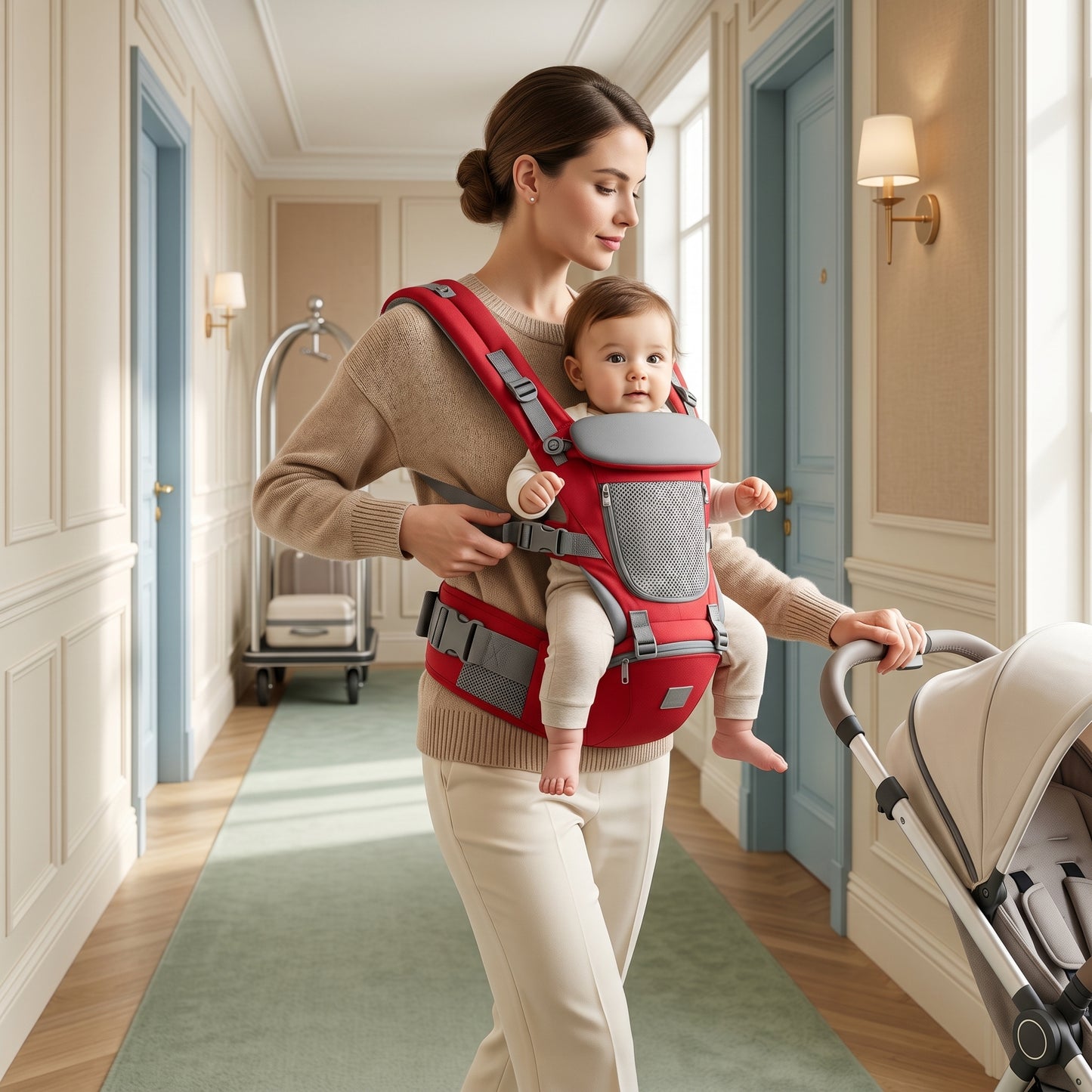 Ergonomic Hip Seat Baby Carrier