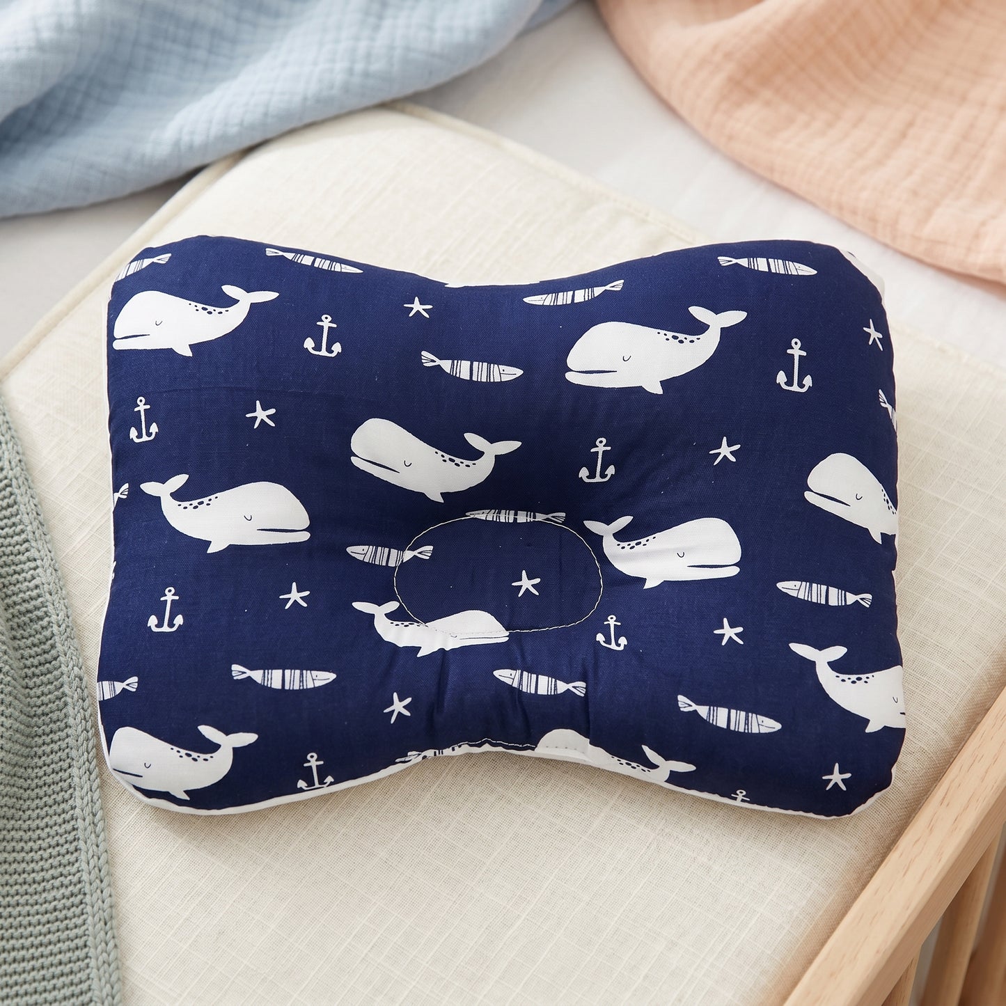Ergonomic Newborn Head Shaping Pillow